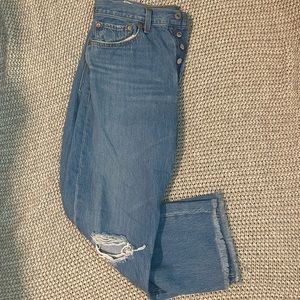 Womens Levi wedgie straight jeans